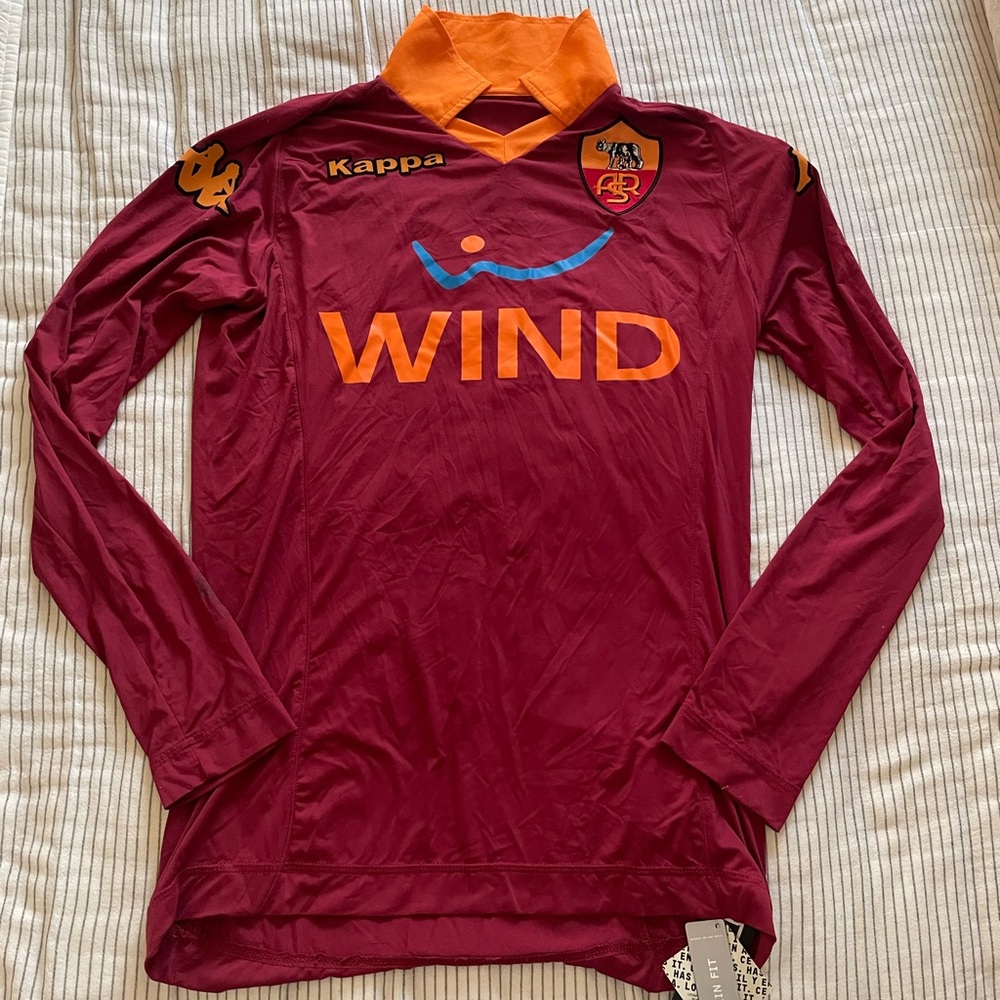 Kappa Vintage football jersey AS Roma 2012/13 home long sleeve